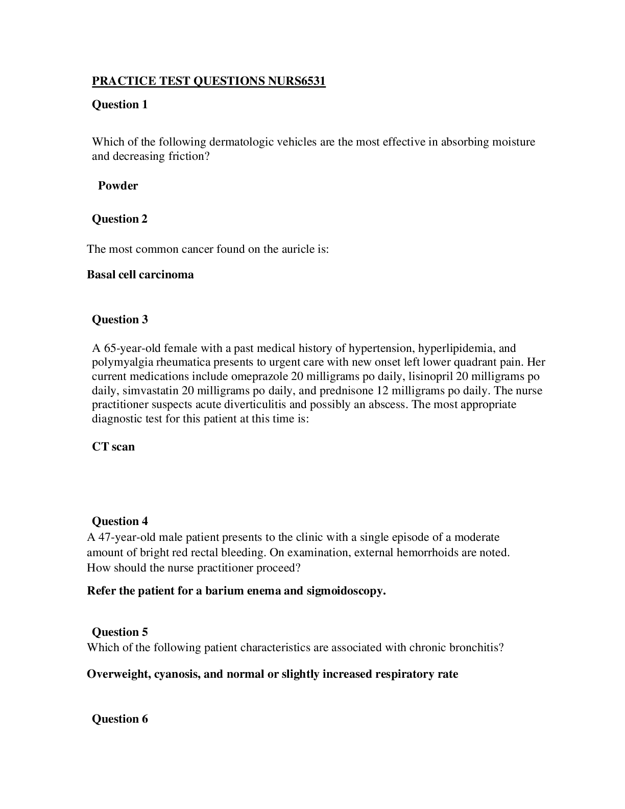 Preview image of NURS6531 Practice Midterm Questions document