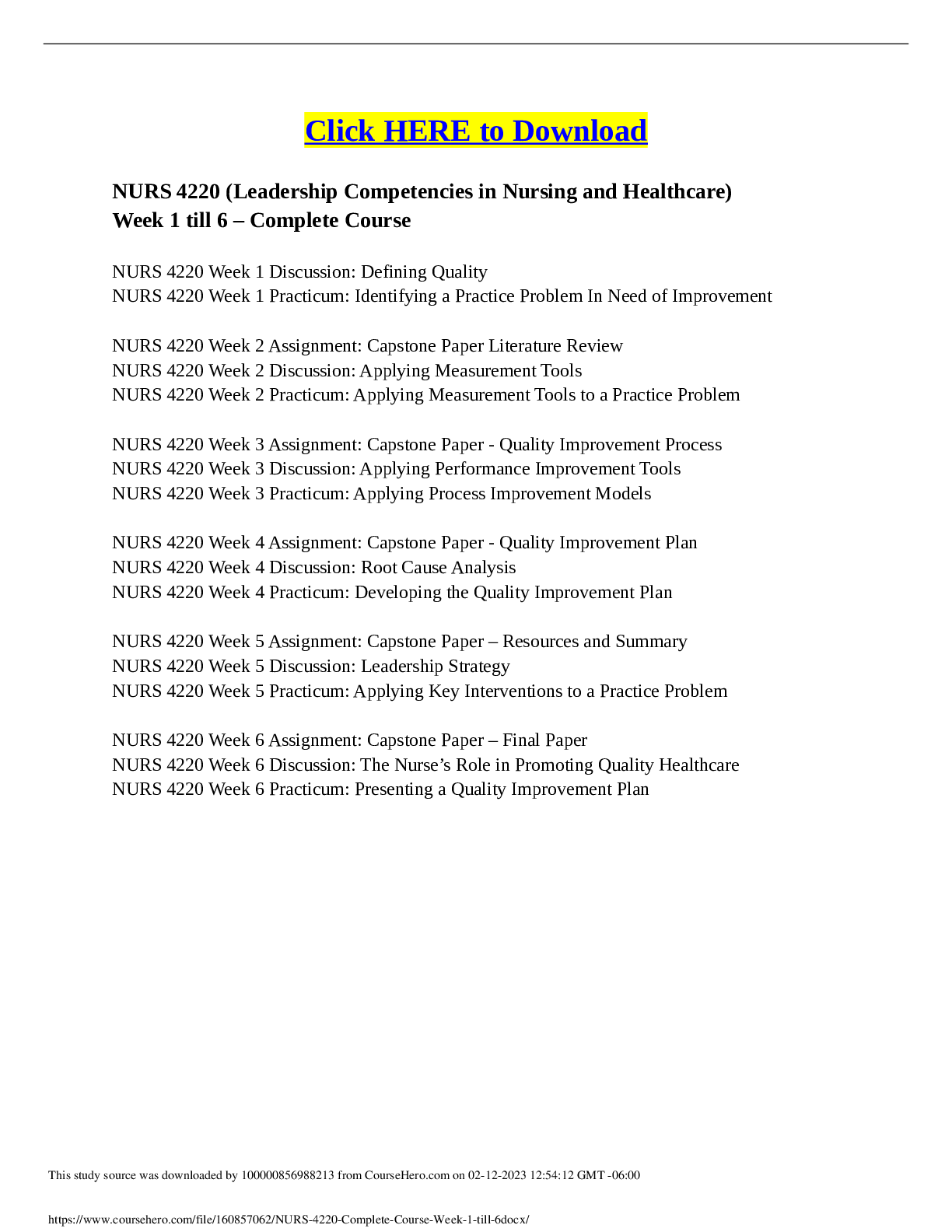 Preview image of NURS_4220___Complete_Course__Week_1_till_6_ document