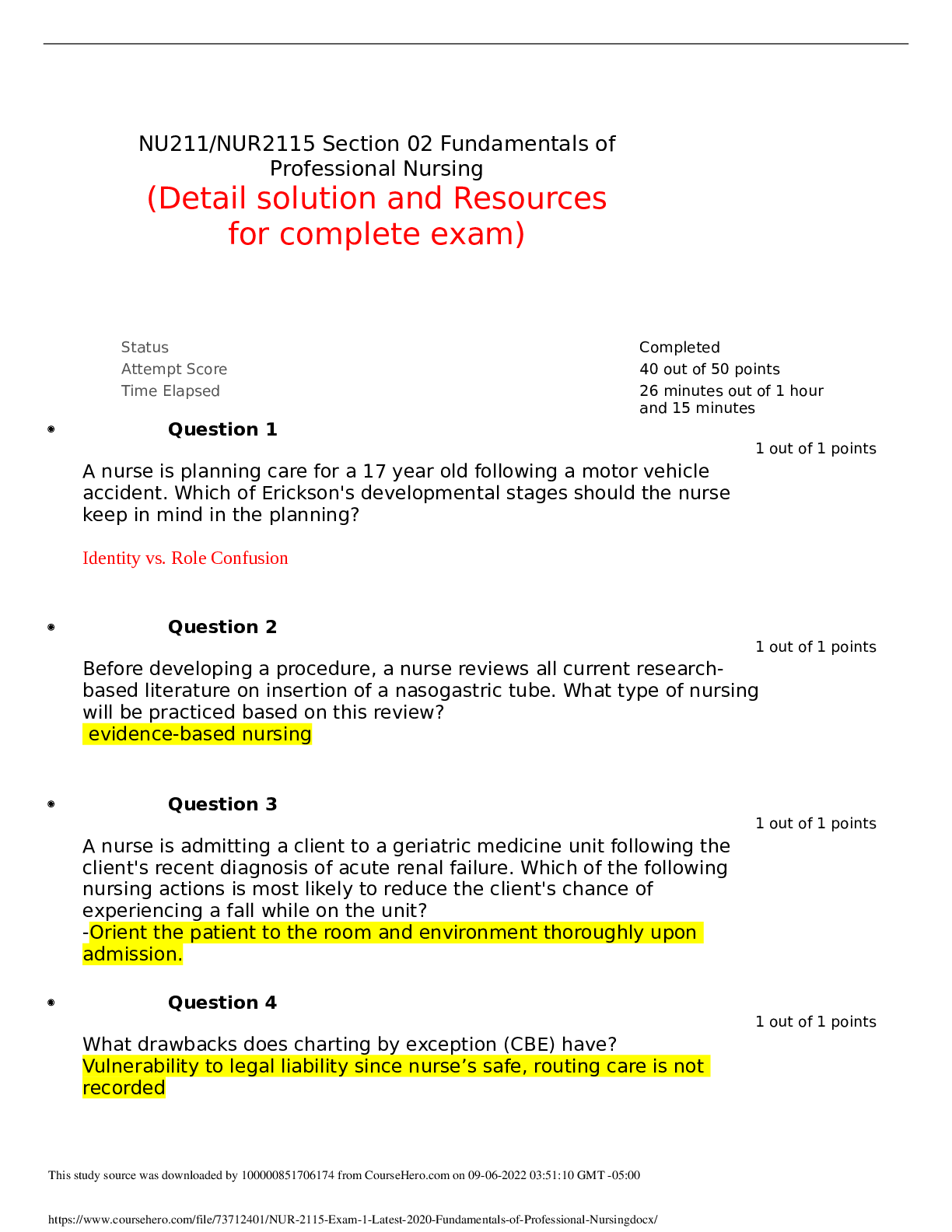 Preview image for NUR_2115_Exam_1__Latest_2022____Fundamentals_of_Professional_Nursing.docx.pdf
