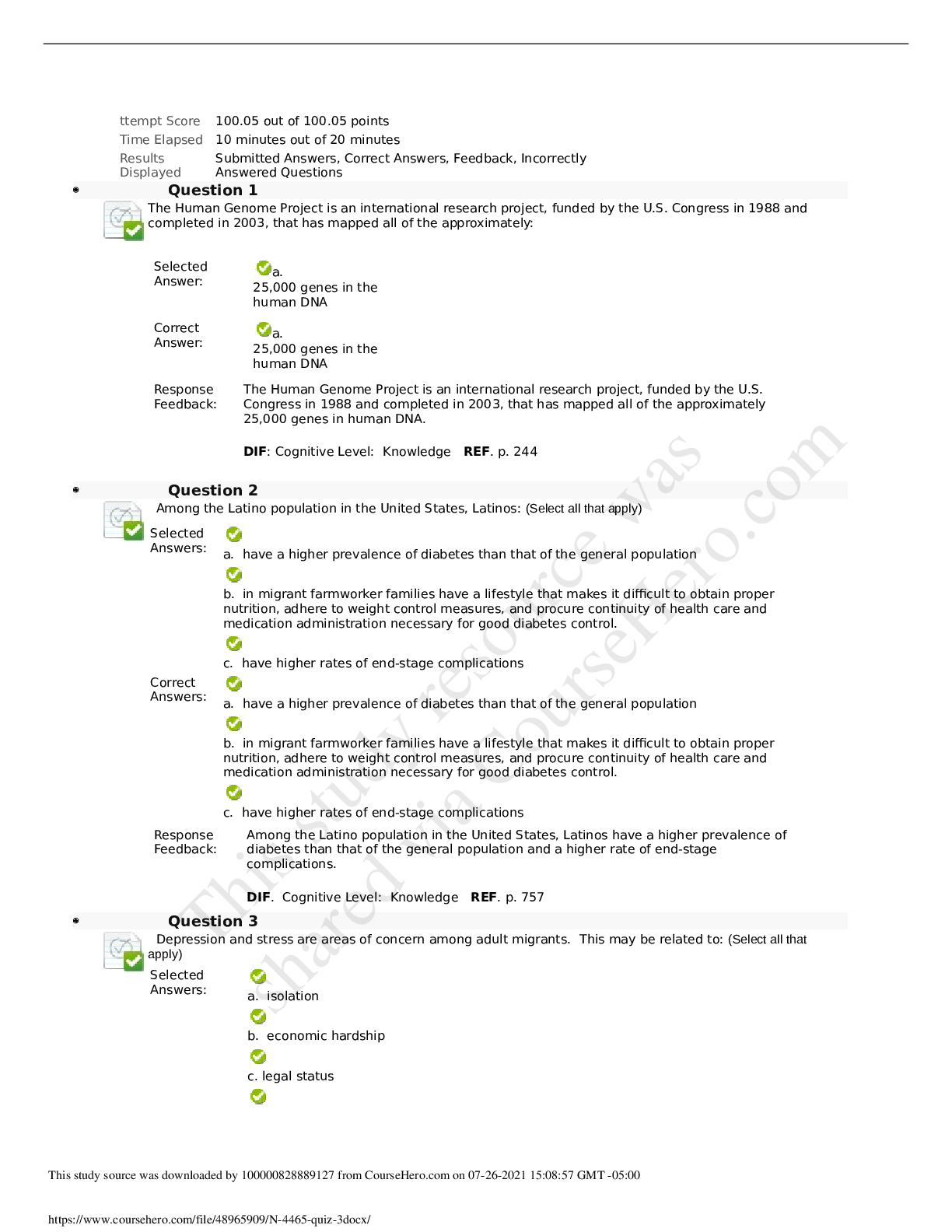 Preview image of N 4465 quiz 3.docx document