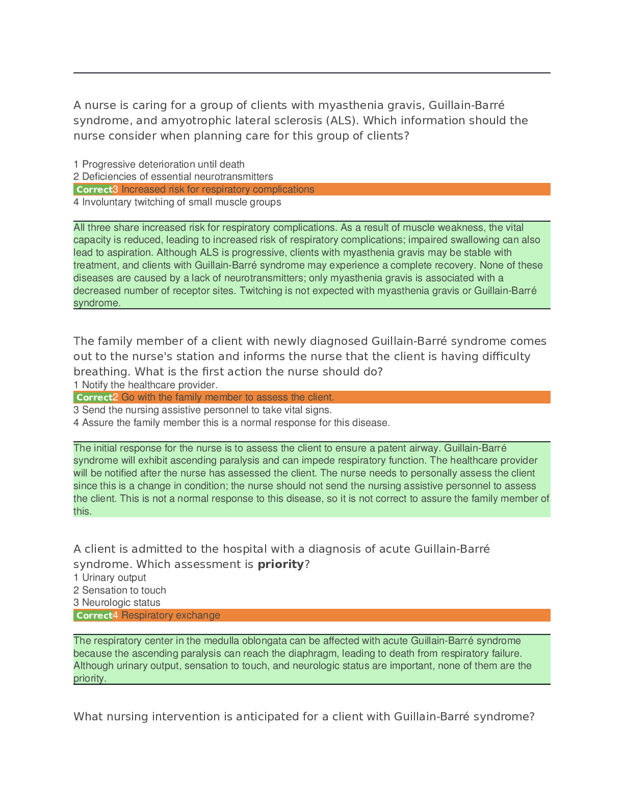 Preview of NUR 2212 ADVANCED Med surge(Neuro Evolve 2 ) 2021 review complete solutions.
