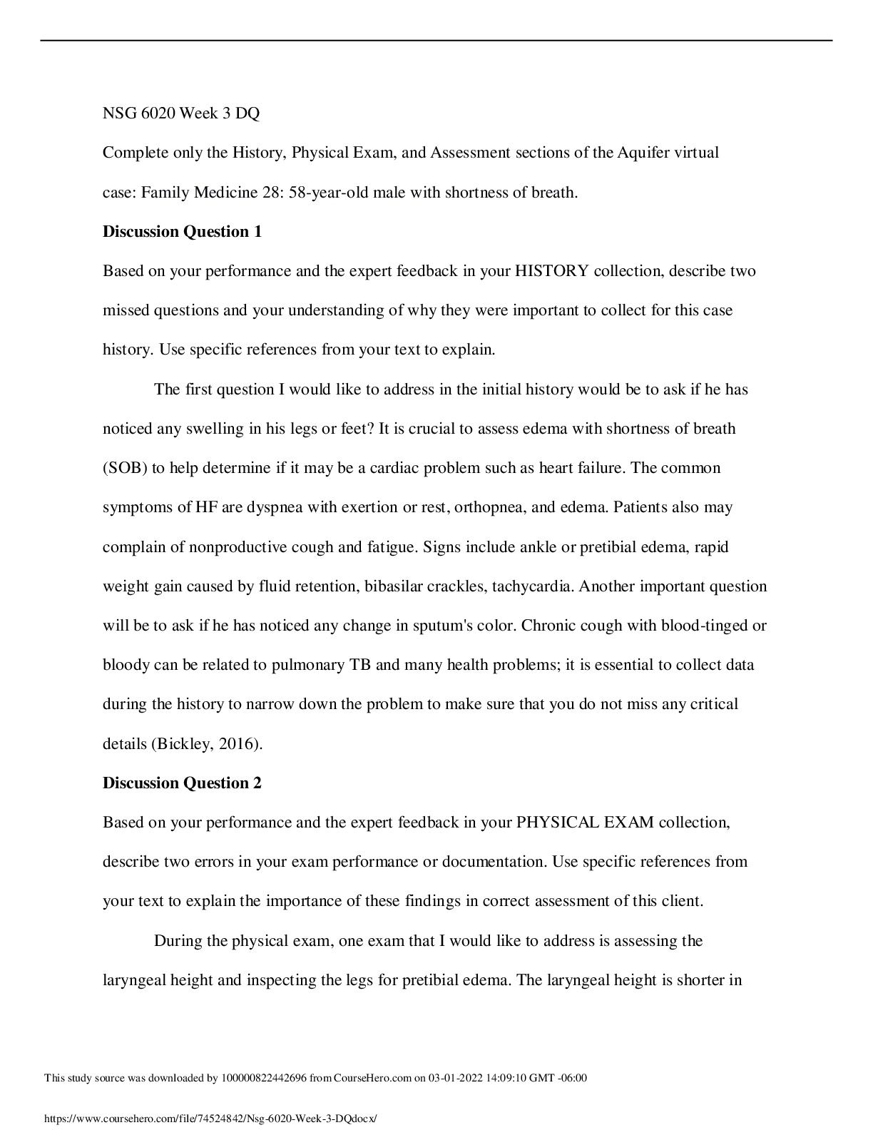 Preview image of NSG 6020 Week 5 Midterm Exam 2/GradedA document