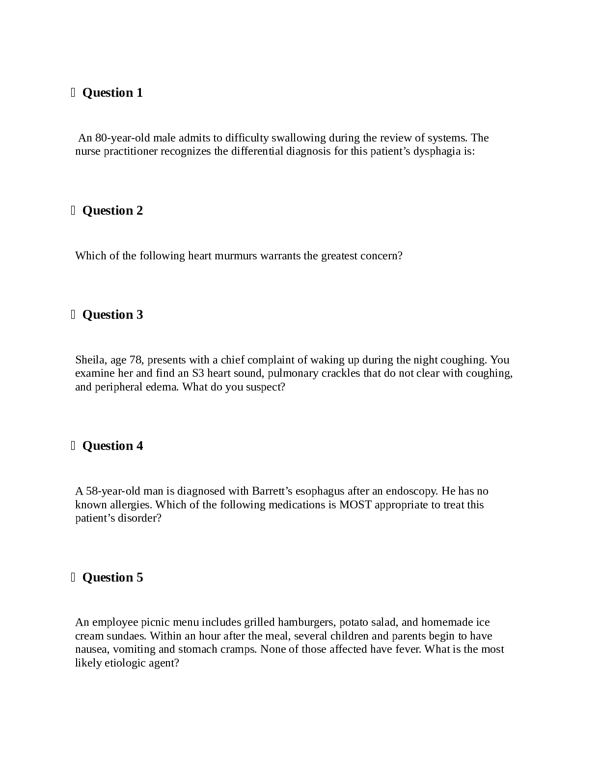 Preview image of Nursing 6531 Midterm 2021 document