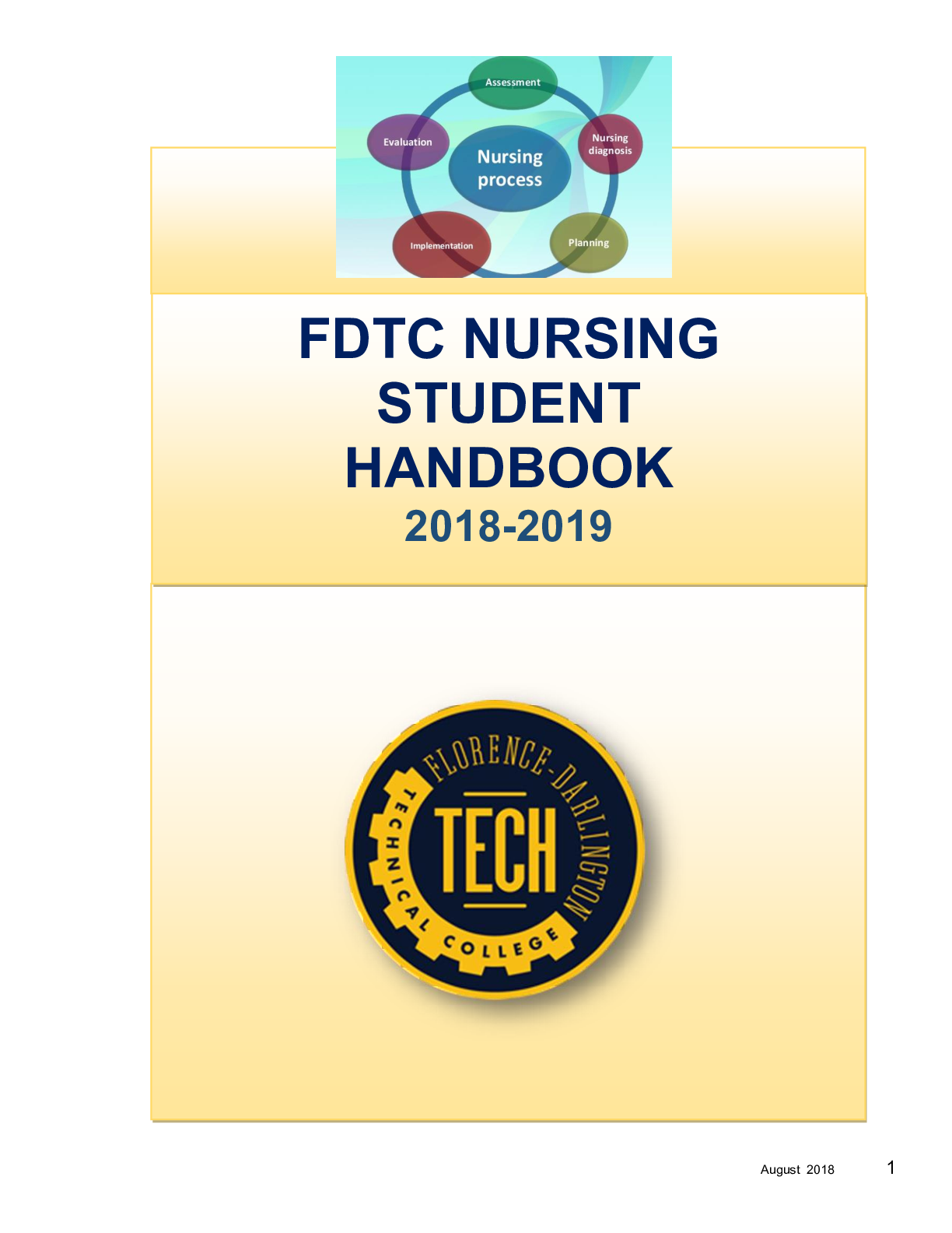 Preview image for Florence-Darlington Technical College - NURSING 160 Nursing Student Handbook 2018-2019 Final.