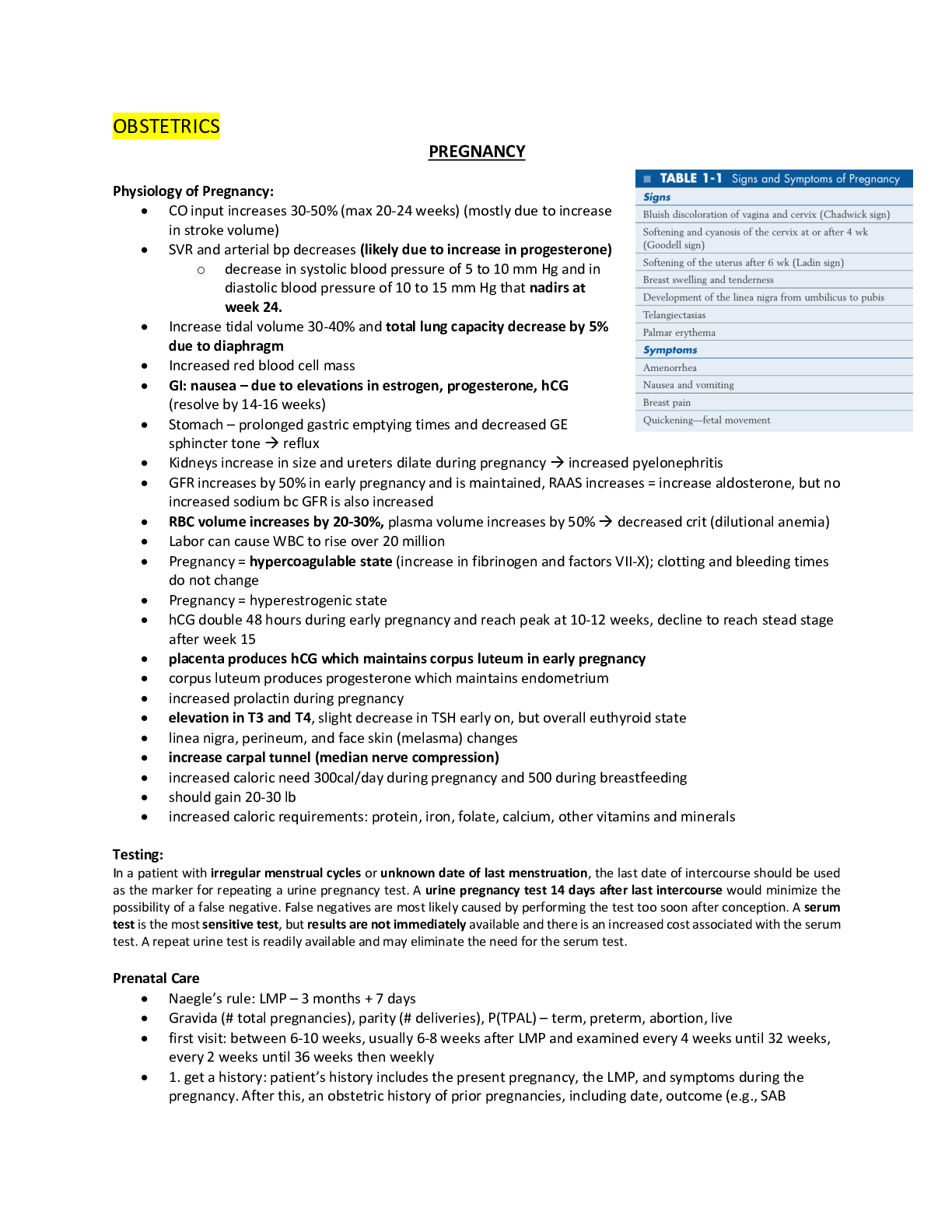 Preview image of Human Physiology Study Guide document