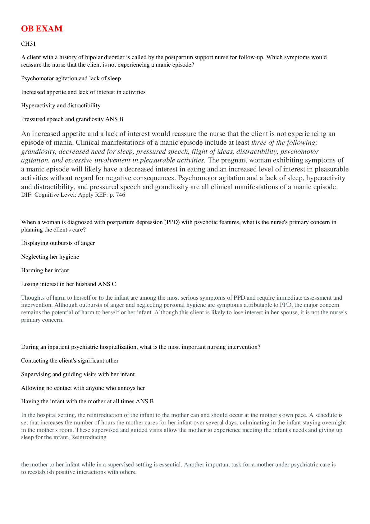 Preview image of OB EXAM CH31-37 document
