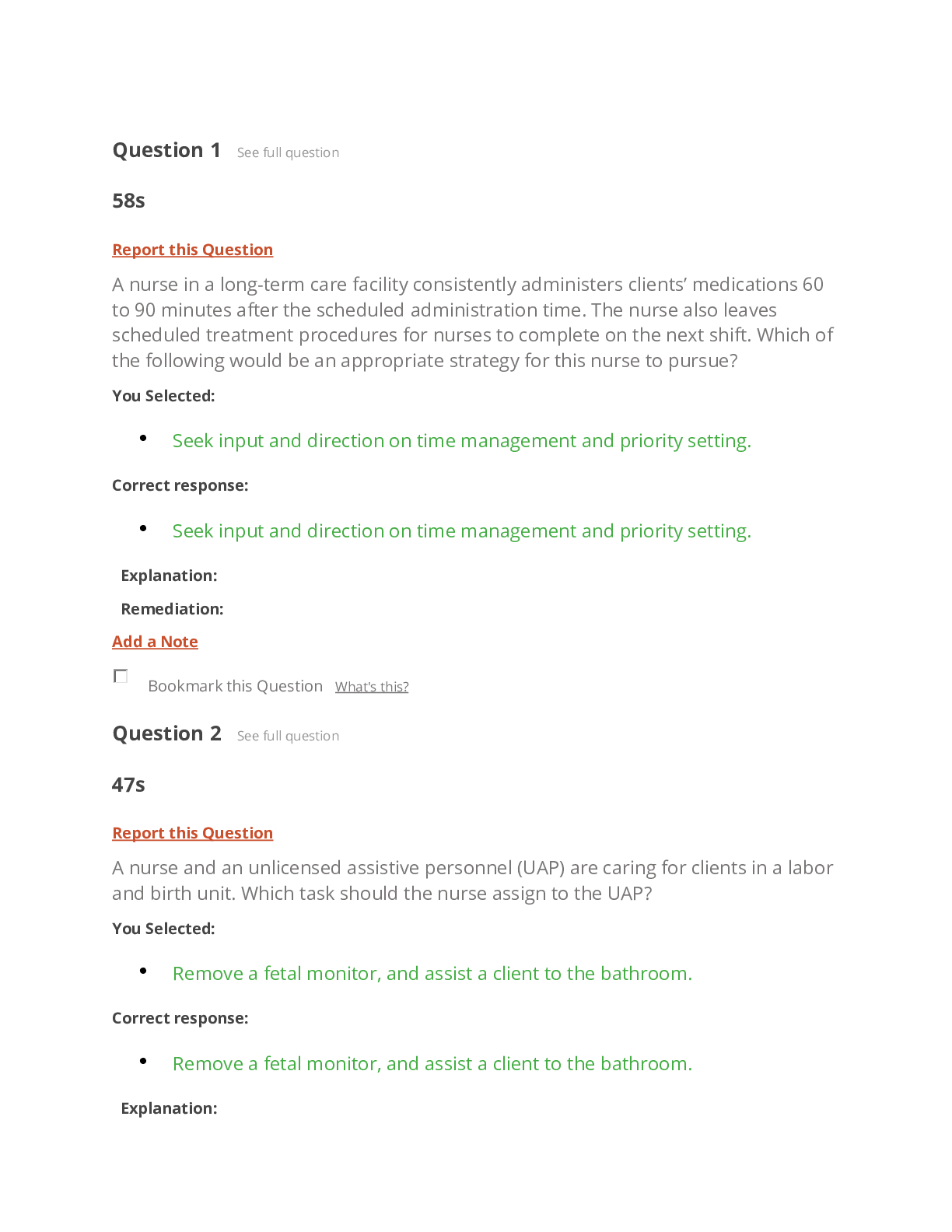 Preview of NURS 4414 Ati Comprehensive Exam