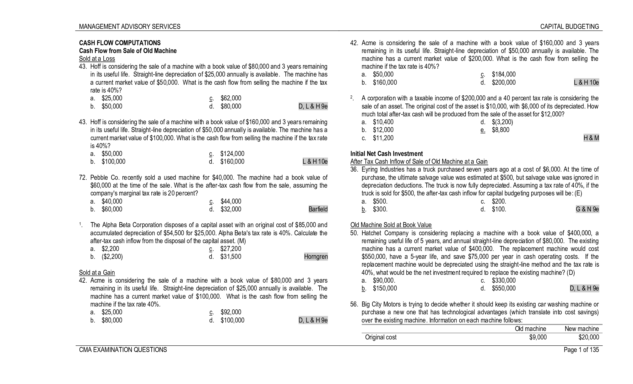 Preview image of ECON 101 P02 - Capital Budgeting Study Notes document