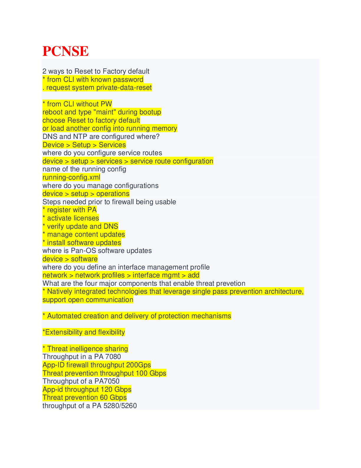 Preview image for PCNSE FLASCARDS QUESTIONS WITH VERIFIED ANSWERS