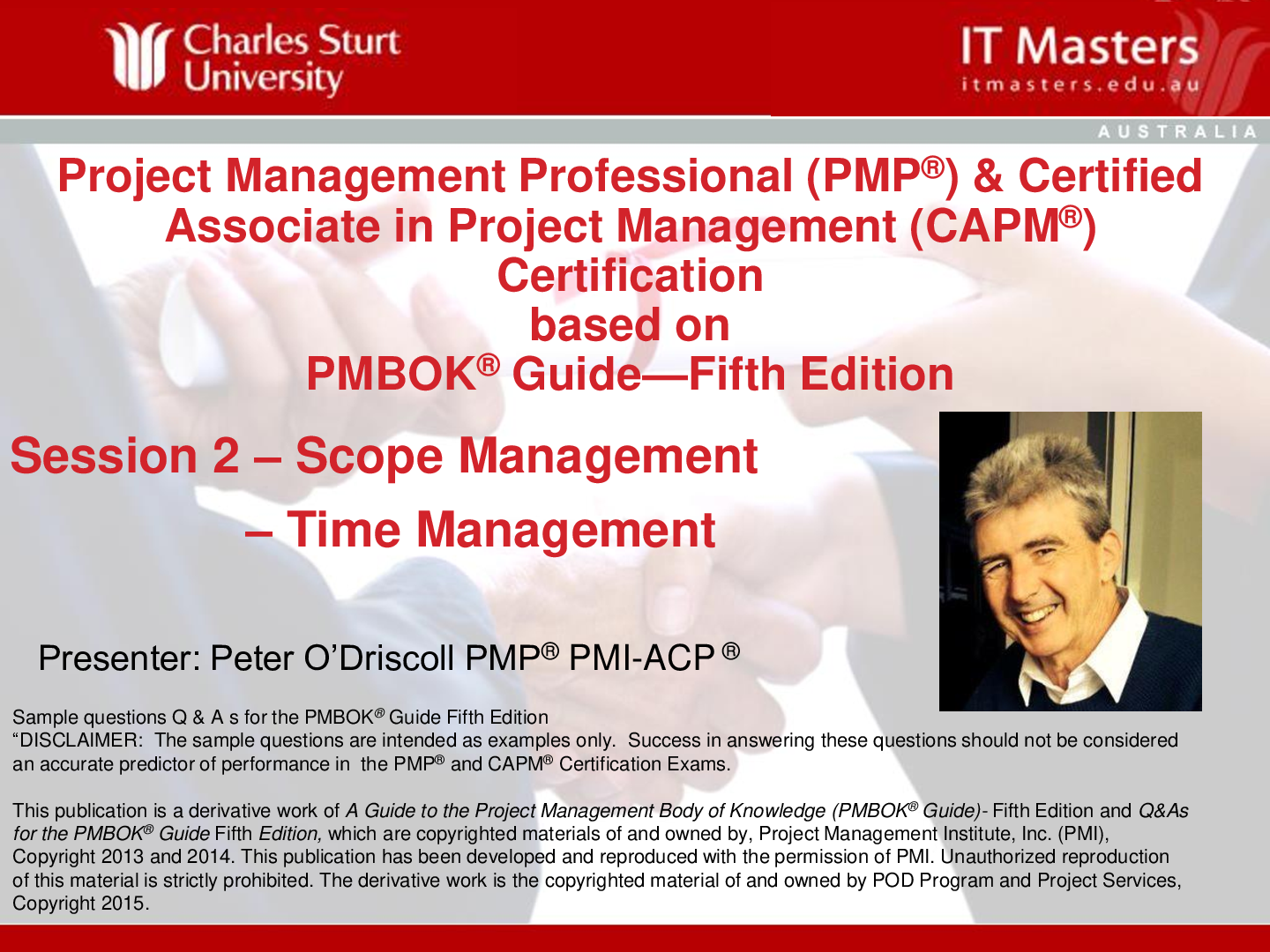Project Management Professional (PMP®) Certification | ScholarFriends