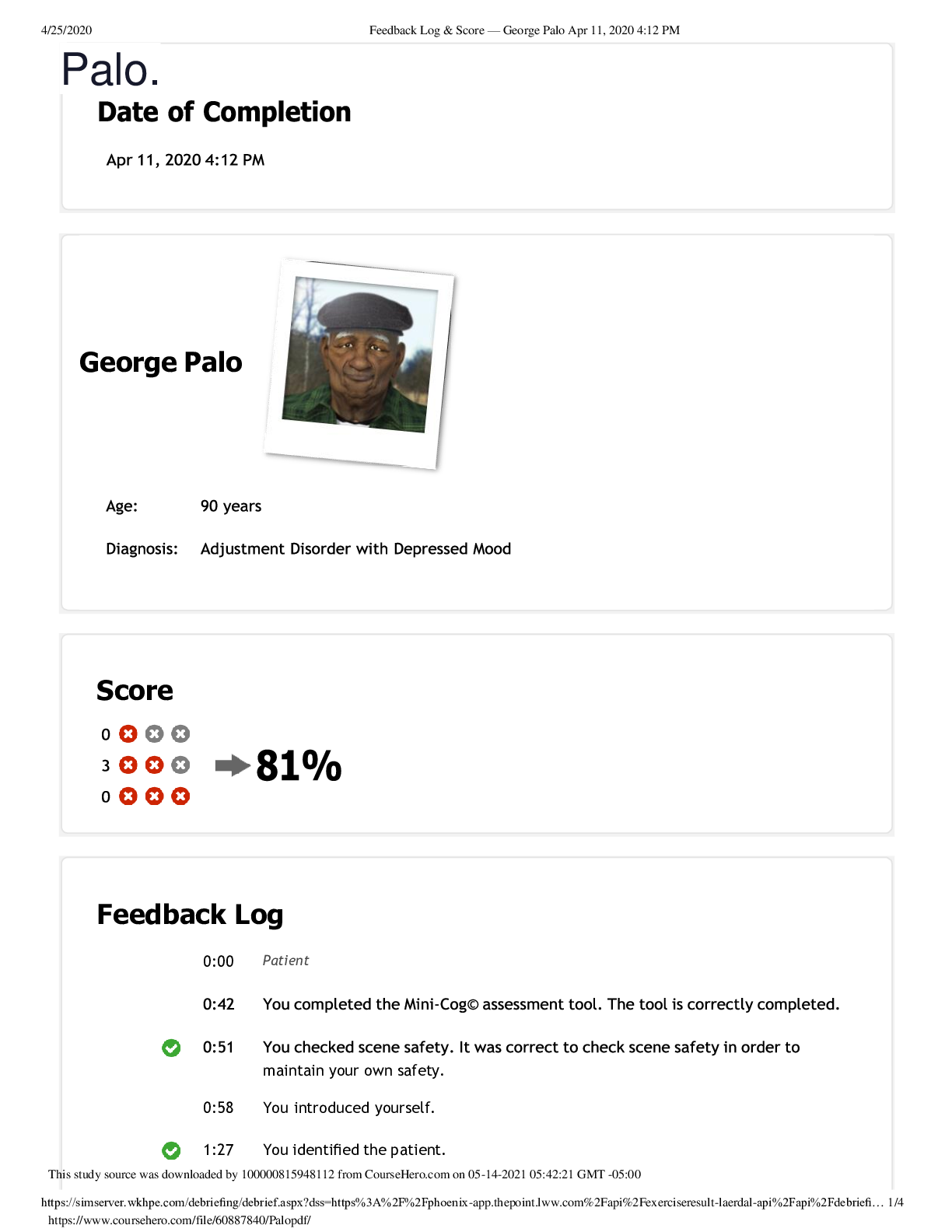 Preview image of Palo.,WELL EXPLAINED WITH VERIFIED ANSWERS. document