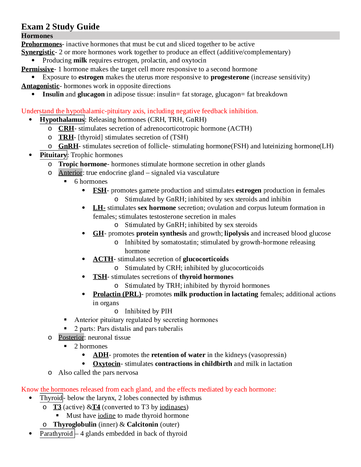 Preview image of MPP 3202 PHYSIOLOGY Exam 2 Study Guide document