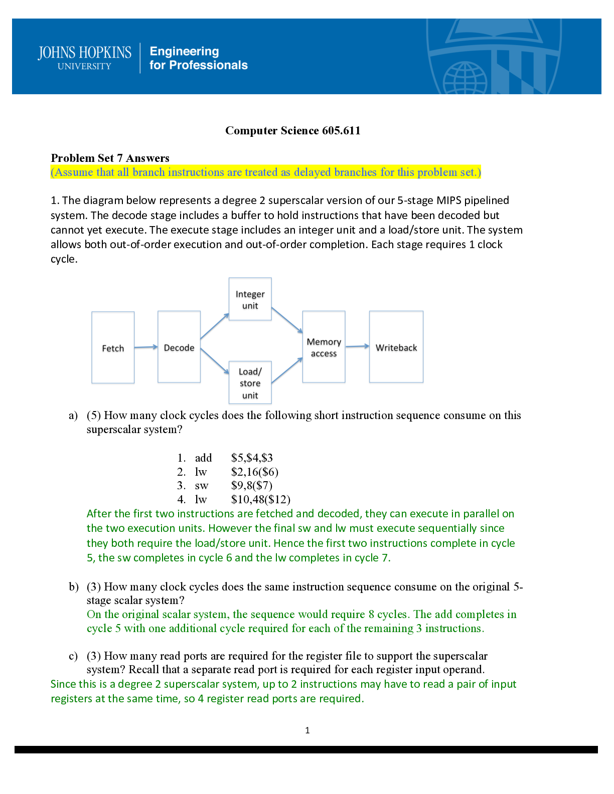Problem Set 7 Answers – Scholarfriends - Scholarfriends