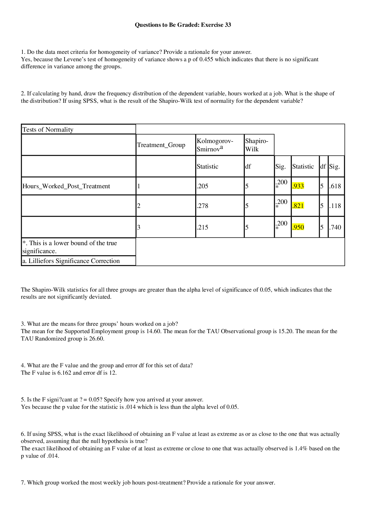 Preview image of [Solved] statistics helpStatistics HLT 362V questions to be graded exercise 33 document