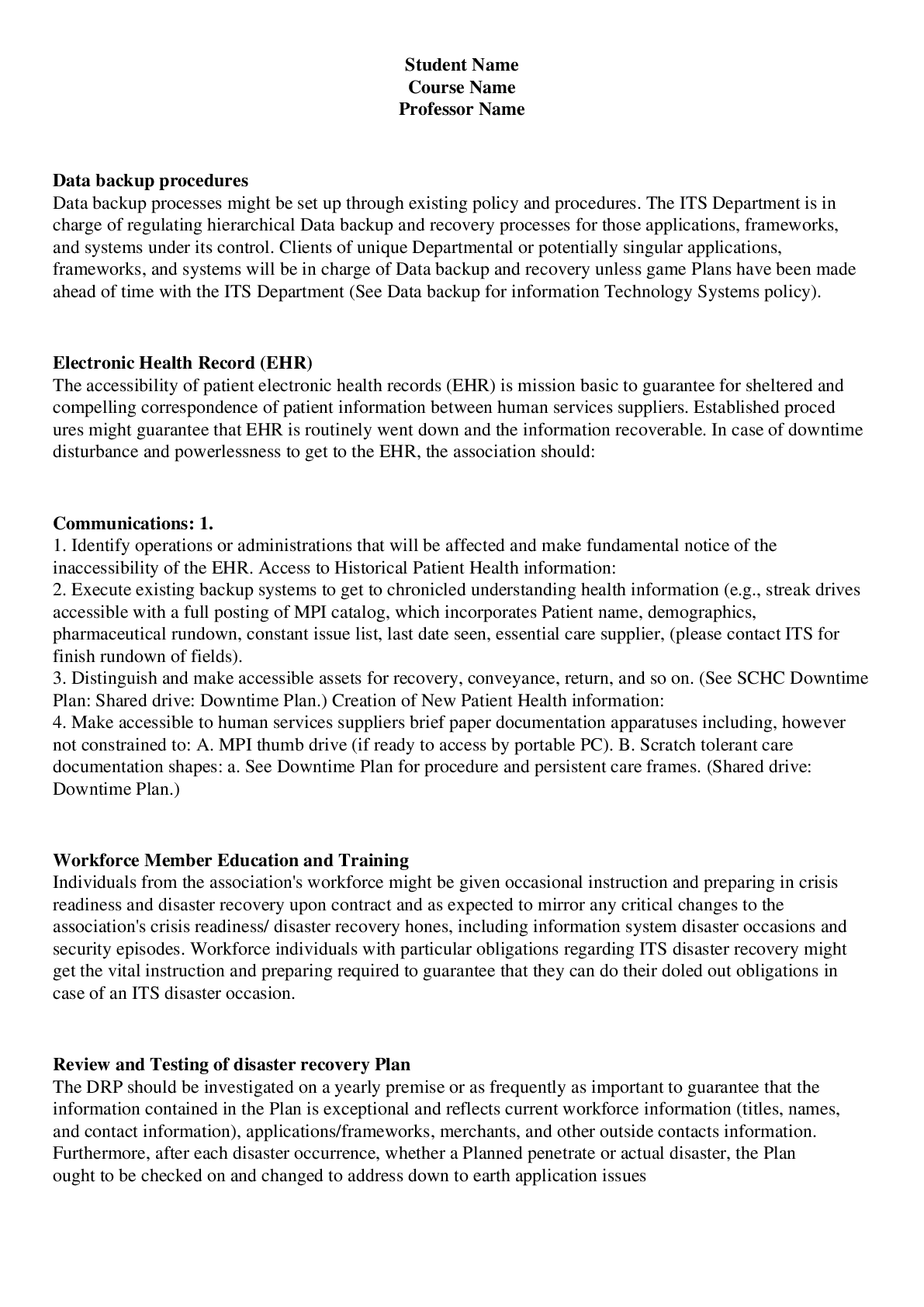 Preview image of Storage Area and Network document