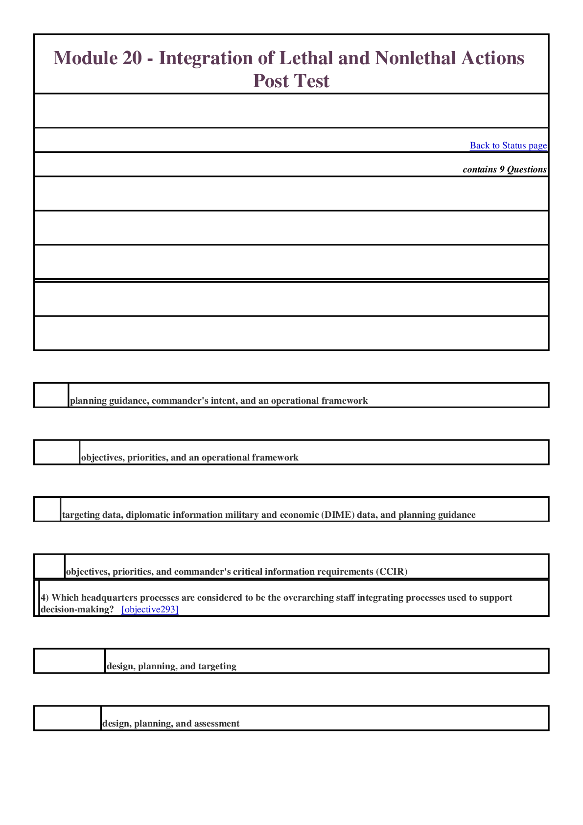 Preview image of SEJPME 1 Module 20 Test document