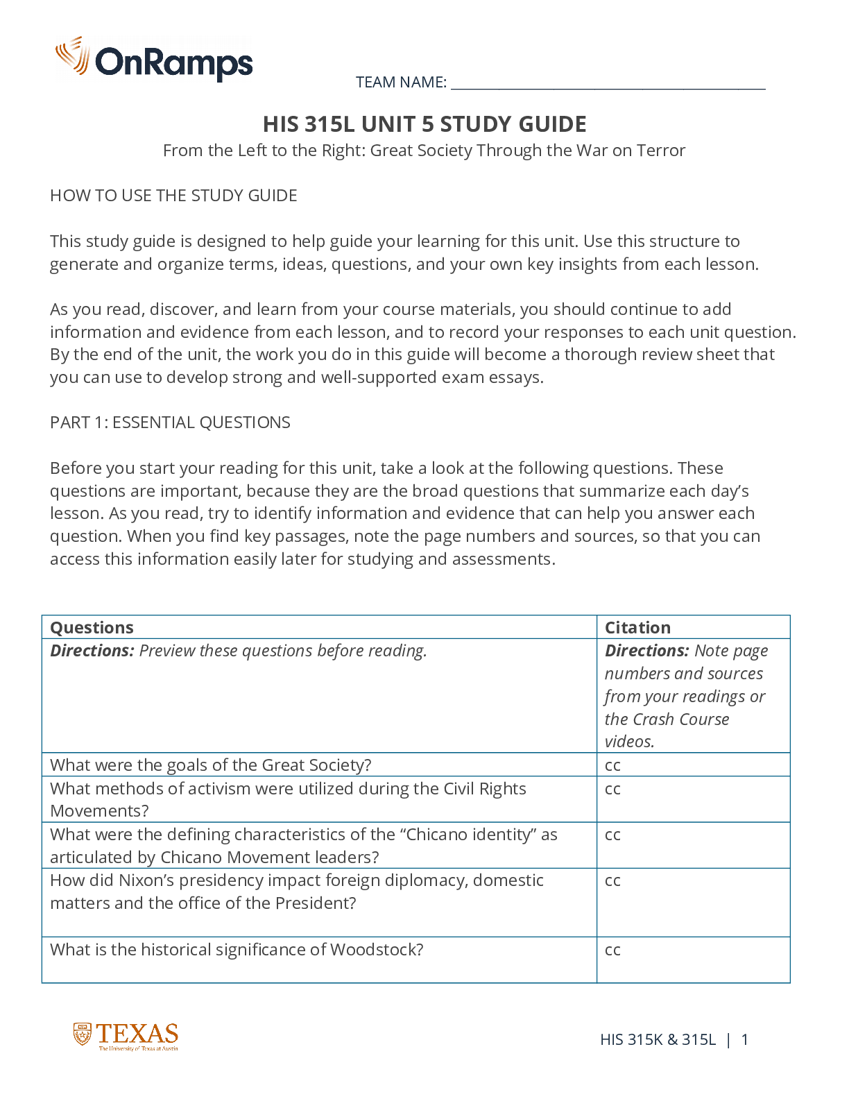 Preview image of Great Society Through the War on Terror document