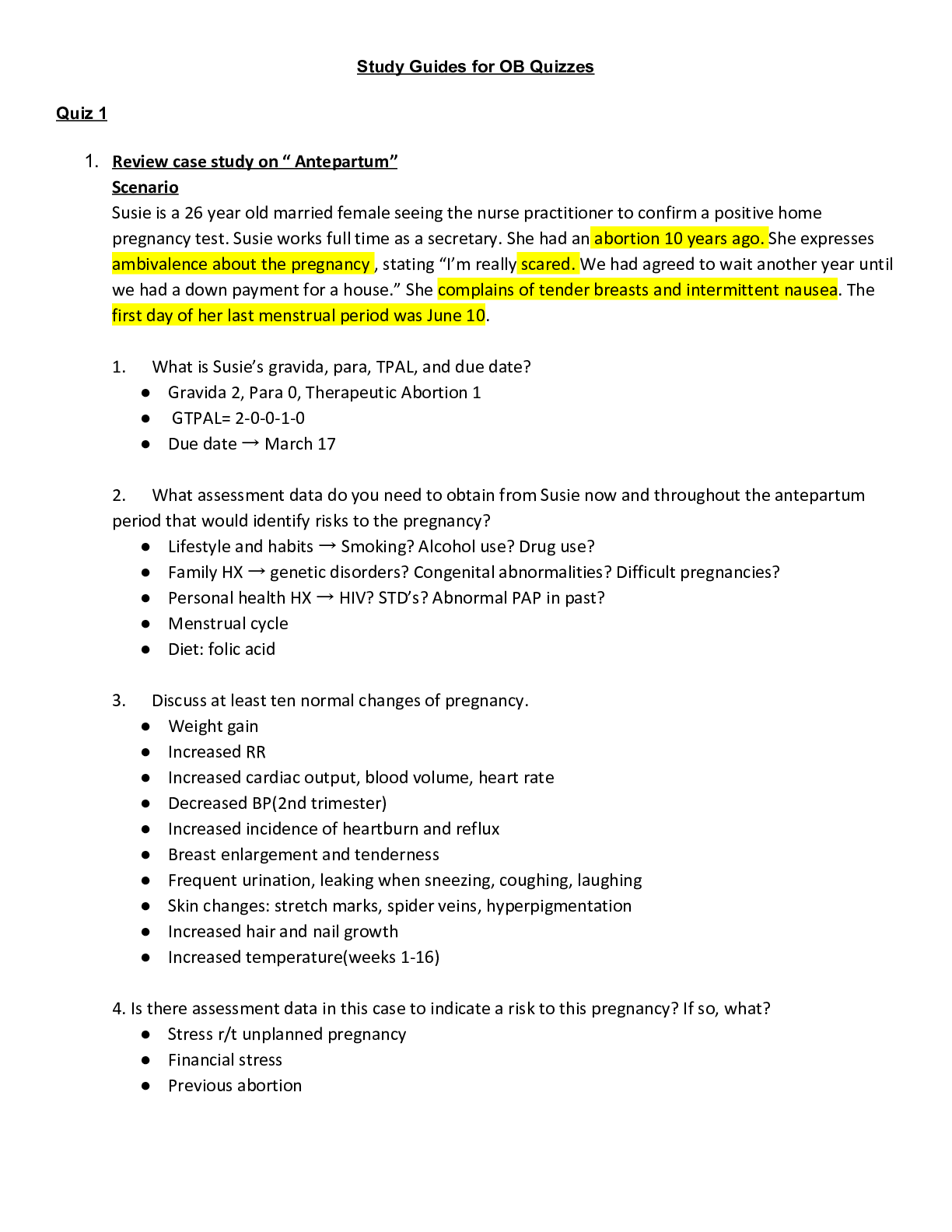 Preview image of STUDY GUIDE FOR OB'S QUESTIONS WITH WELL EXPLAINED ANSWERS (SPRING 2020) document