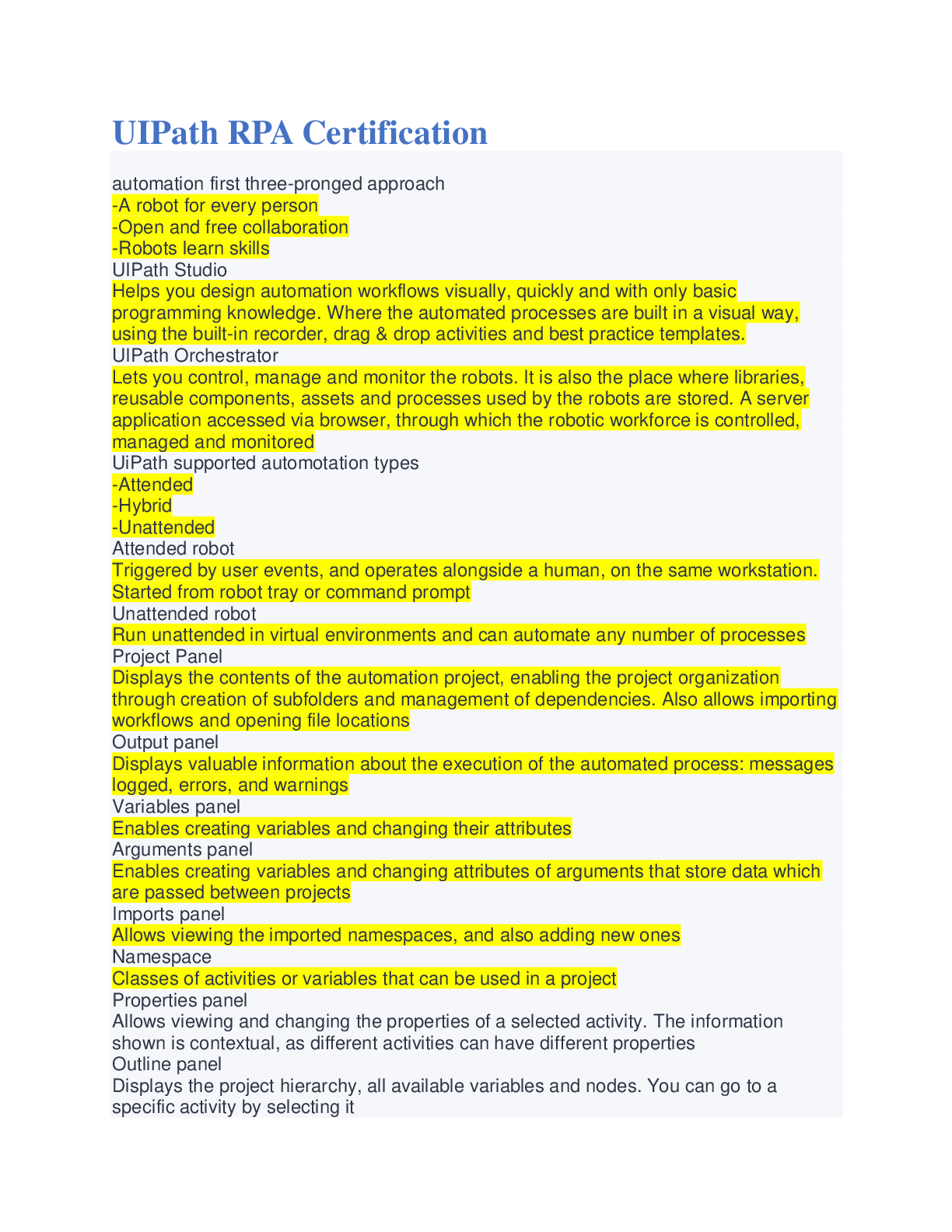 UIPath RPA Certification Exam Latest Update – Scholarfriends ...