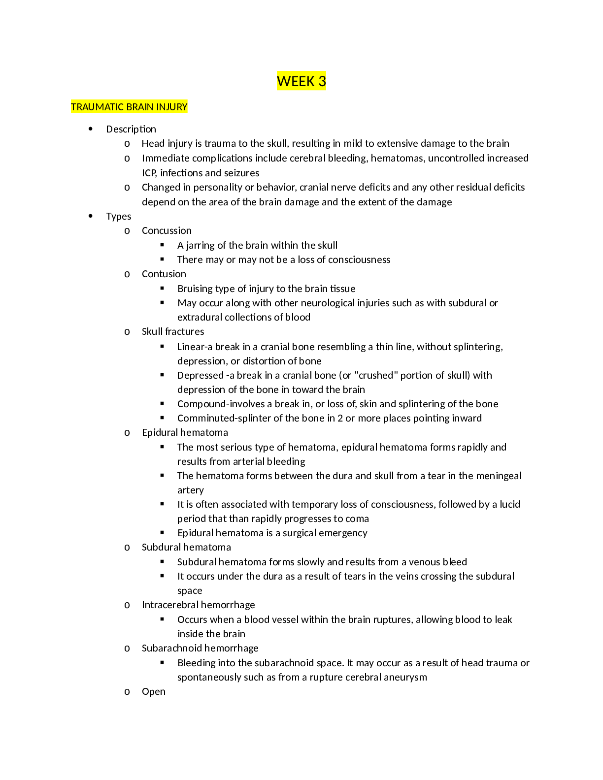 Preview image of NURSING NR 603 Week 3 assignment f document