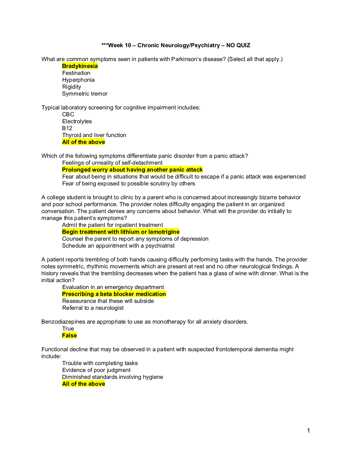 Preview image for NUR MISC Week 10 - Chronic Neurology_Psychiatry/NUR MISC Week 10 - Chronic Neurology_Psychiatry