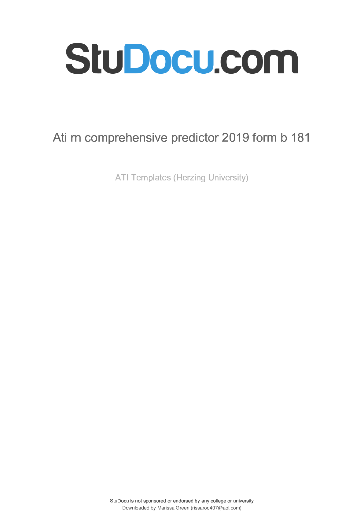 Preview image for ati-rn-comprehensive-predictor-2019-form-b-181