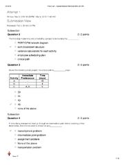 Preview of APPLIED DECISION METHODS GBA 334-Final Exam-Saint Leo University-2018.-APLUS Graded Solutions
