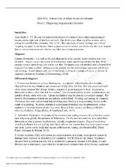 Preview of Diagnosing Integumentary Disorders.  NURS 6531: Primary Care of Adults Across the Lifespan