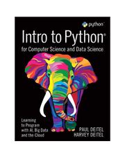 Preview of eBook for  Intro to Python for Computer Science and Data Science: Learning to Program with AI, Big Data and The Cloud 1st Edition By Paul Deitel, Harvey M. Deitel,