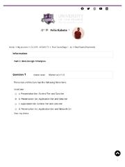 Preview of CS 2205 / CS2205. Web Programming FINAL EXAM-Proctored | Includes 46 Questions and Answers.