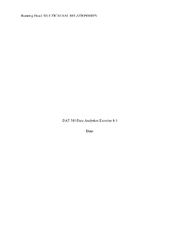 Preview of DAT 310 Data Analytics: Exercise 8-1 | Answered Spring 2025/2026.