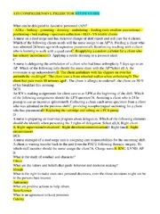 Preview of ATI COMPREHENSIVE PREDICTOR STUDY GUIDE