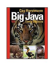 Preview page 1 of eBook [PDF] Big Java Early Objects, 6th Edition By Cay S. Horstmann