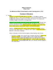 Preview of NR511-FINAL EXAM STUDY GUIDE VERSION  2. LATEST 2020
