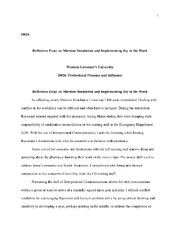 Preview page 1 of Reflection_Essay_on_Mursion_Simulation_and_Implementing_Joy_in_the_Work.docx    D024:  Ref
