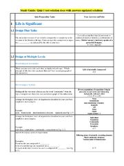 Preview of STUDY GUIDE: QUIZ 1 TEST SOLUTION DOCS WITH ANSWERS UPDATED SOLUTIONS