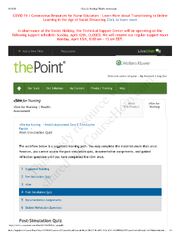 Preview of Christopher Parrish Post-Simulation Quiz | vSim for Nursing Health Assessment Case 2 Quetions &amp; Answers