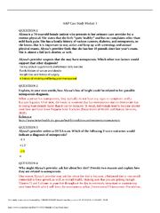 Preview of BSC 2346 Module 3 Case Study