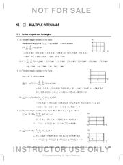 Preview of Chapter 15: MULTIPLE INTEGRALS. Work and Answers