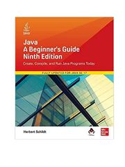 Preview of [eBook] [PDF] Java, A Beginner's Guide, 9th Edition by Herbert Schildt