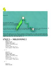 Preview of DATABASE 0047relational_database_unit_2_milestones_2  UNIT 2 — MILESTONE 2 Score 17/25 | Western Governors University