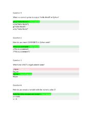 Preview of INF1511- Beginners- Python programming ANSWERS