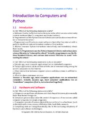 Preview of Intro to Python for Computer Science and Data Science, Learning to Program with AI, Big Data and The Cloud, 1st Edition by Deitel, Harvey Deitel TEST BANK