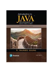 Preview of Introduction to Java Programming and Data Structures, 12th edition By Y Daniel Liang (Test Bank)