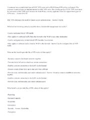 Preview of SonicWALL Basic Administration Questions With Correct Answers.
