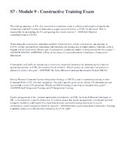 Preview page 1 of S7 - Module 9 - Constructive Training Exam