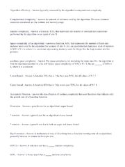 Preview of Data Structures and Algorithms I - C949 WGU With Correct Answers.