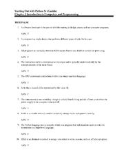 Preview of Test Bank for Starting Out with Python, 5th Edition by Tony Gaddis TEST BANK