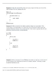 Preview page 1 of PROGRAMMING/SOFTWARE > Alexander Hamilton High School SCIENCE 101  Lists and Procedures Psuedocode Practice