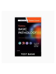 Preview page 1 of TEST BANK Robbins Basic Pathology 10th Edition by Kymar Abbas